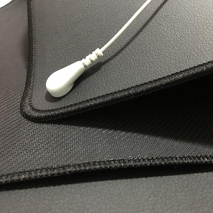 Grounding & Earthing Mouse Pad, Reduce Pain and Inflammation, Anti-slip Rubber Base, Size 11.8 * 9.8 inches