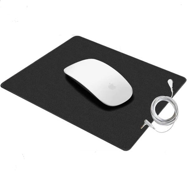 Grounding & Earthing Mouse Pad, Reduce Pain and Inflammation, Anti-slip Rubber Base, Size 11.8 * 9.8 inches